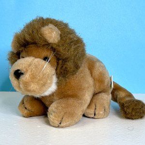 RARE Vintage 1986 Dakin Lion 6" Plush Stuffed Animal Toy‎